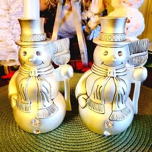 Snowman ⛄️ Candle Holder